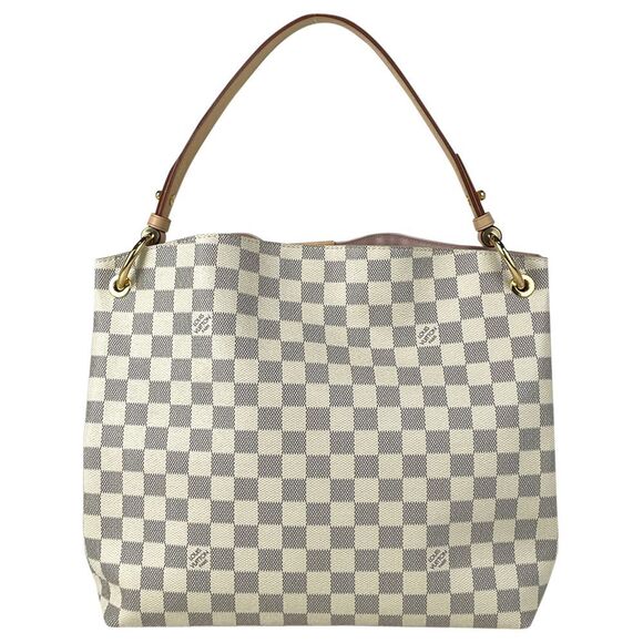 Louis Vuitton Graceful PM Shoulder Bag Damier Azur White - Picture 3 of 9